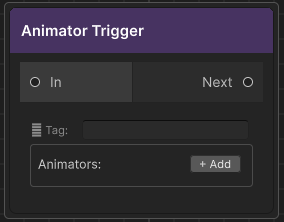 Animator Trigger Node