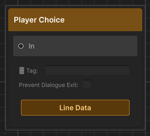 Player Choice Node